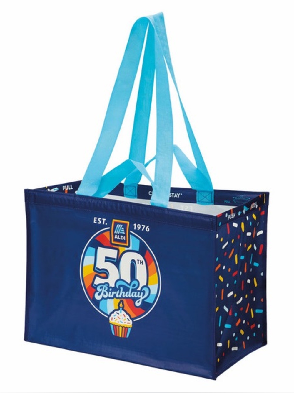 ALDI Reusable Bag 50TH Birthday Limited Edition